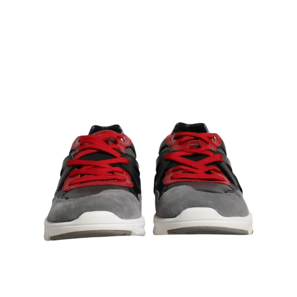 Dolce & Gabbana Multicolor Leder Wildleder Low Top Sneakers Schuhe - EU41.5/US8.5