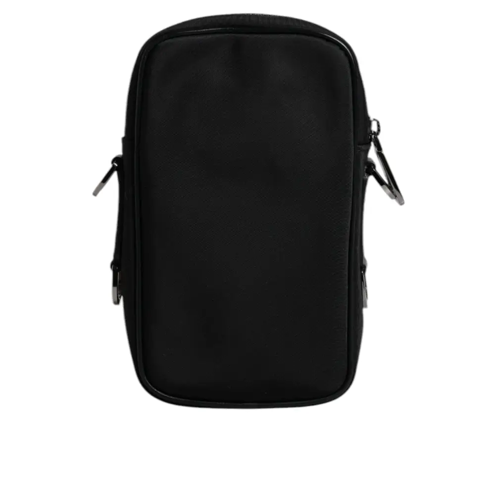 Dolce & Gabbana Multicolor Leopard Jacquard Logo Plaque Halsband Tasche