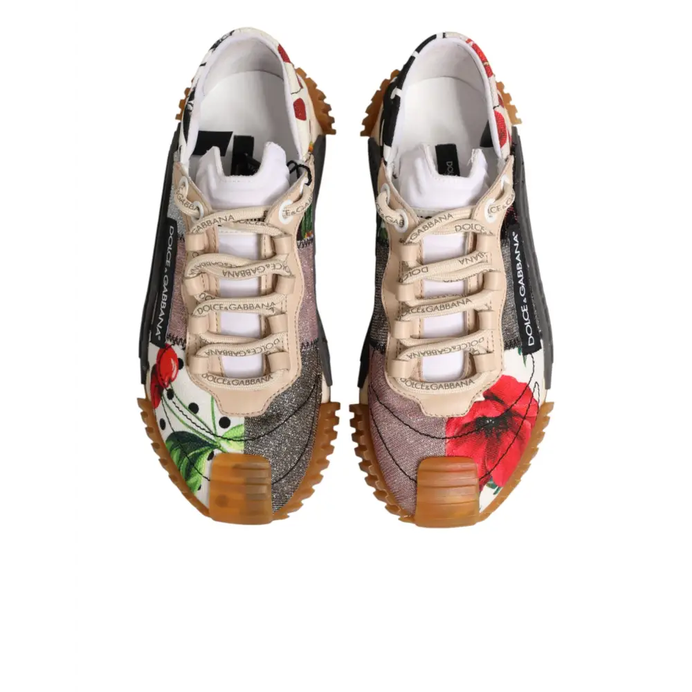 Dolce & Gabbana Multicolor-Logo-Low-Top-NS1-Sneakers
