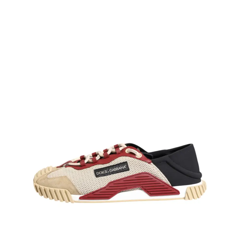Dolce & Gabbana Multicolor Low Top NS1 Männer Turnschuhe Schuhe