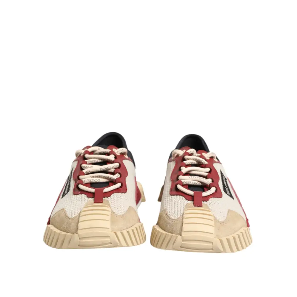 Dolce & Gabbana Multicolor Low Top NS1 Männer Turnschuhe Schuhe