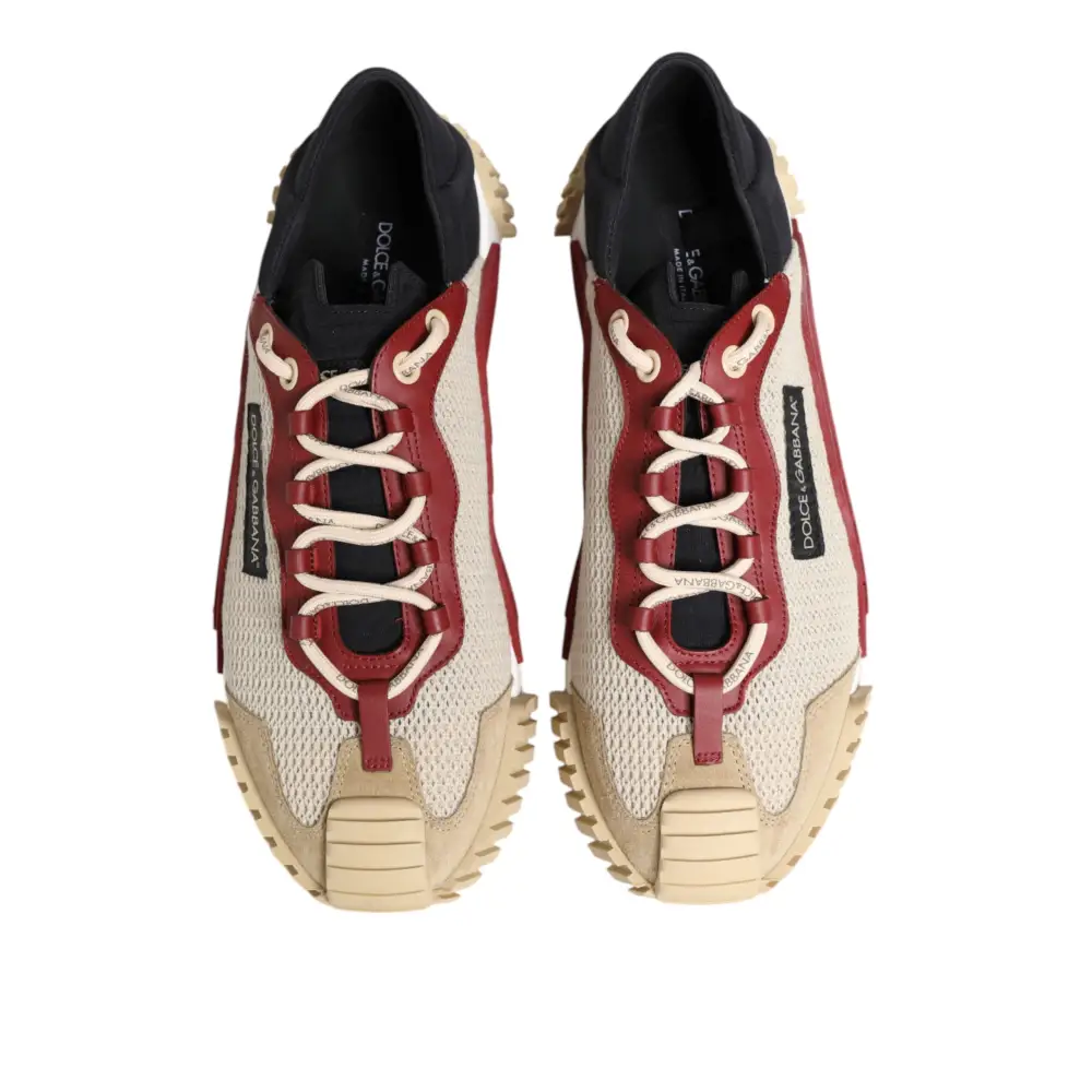 Dolce & Gabbana Multicolor Low Top NS1 Männer Turnschuhe Schuhe