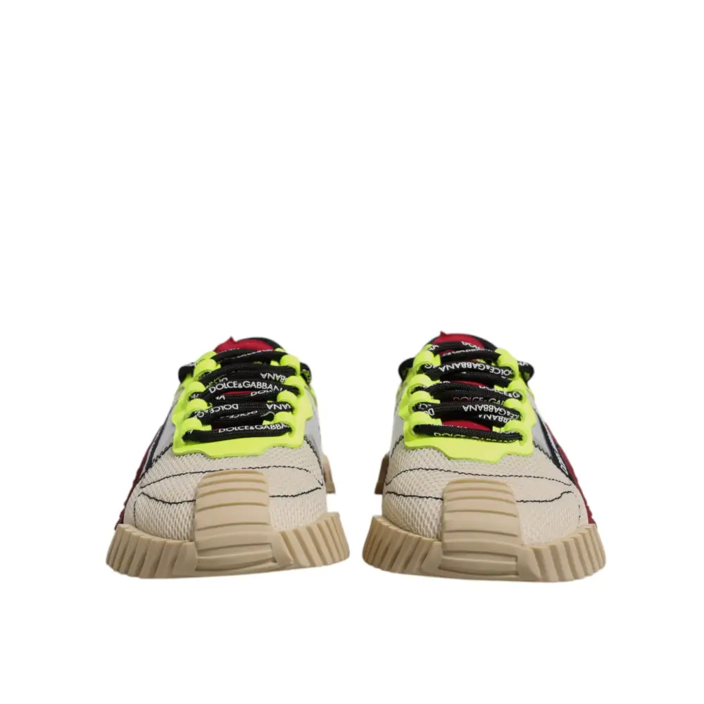 Dolce & Gabbana Multicolor Low Top NS1 Turnschuhe Schuhe - EU40/US7