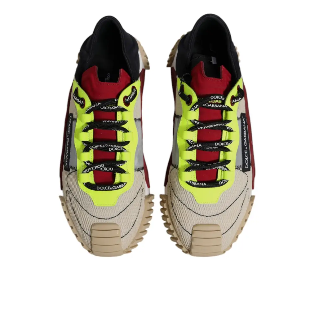 Dolce & Gabbana Multicolor Low Top NS1 Turnschuhe Schuhe - EU40/US7
