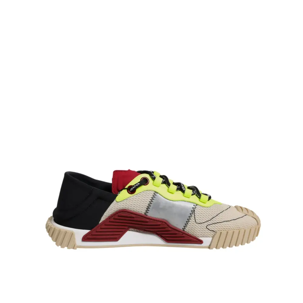 Dolce & Gabbana Multicolor Low Top NS1 Turnschuhe Schuhe - EU40/US7
