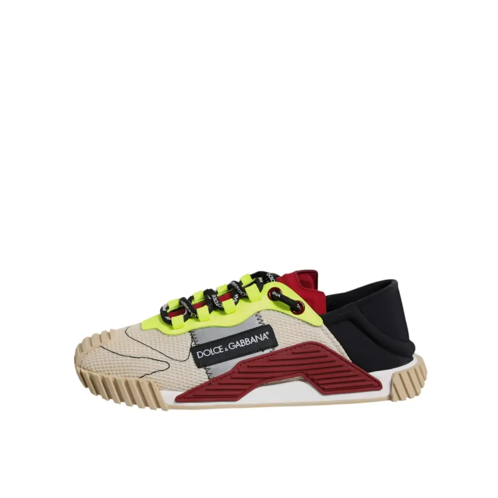 Dolce & Gabbana Multicolor Low Top NS1 Turnschuhe Schuhe - EU40/US7