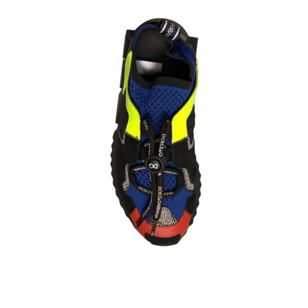 Dolce & Gabbana Multicolor Low Top Sorrento Turnschuhe Schuhe - EU37/US7