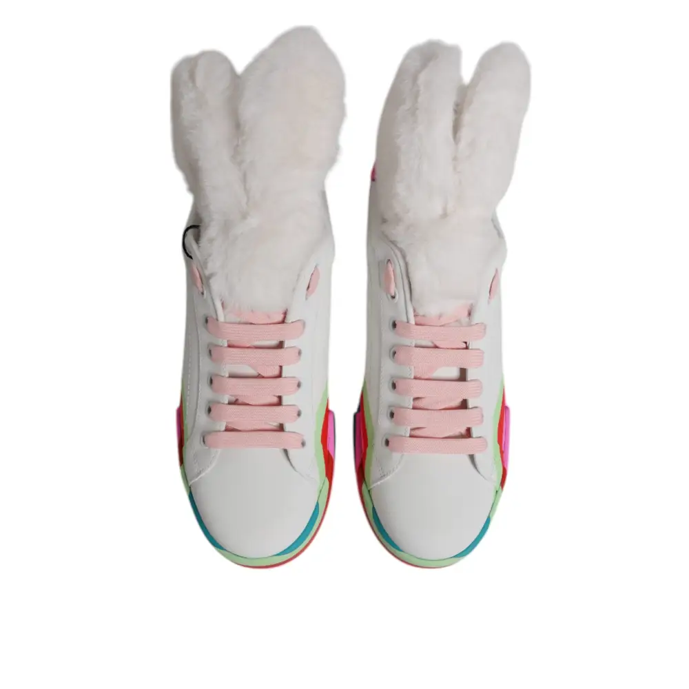 Dolce & Gabbana Multicolor Low Top Trainer Turnschuhe Schuhe