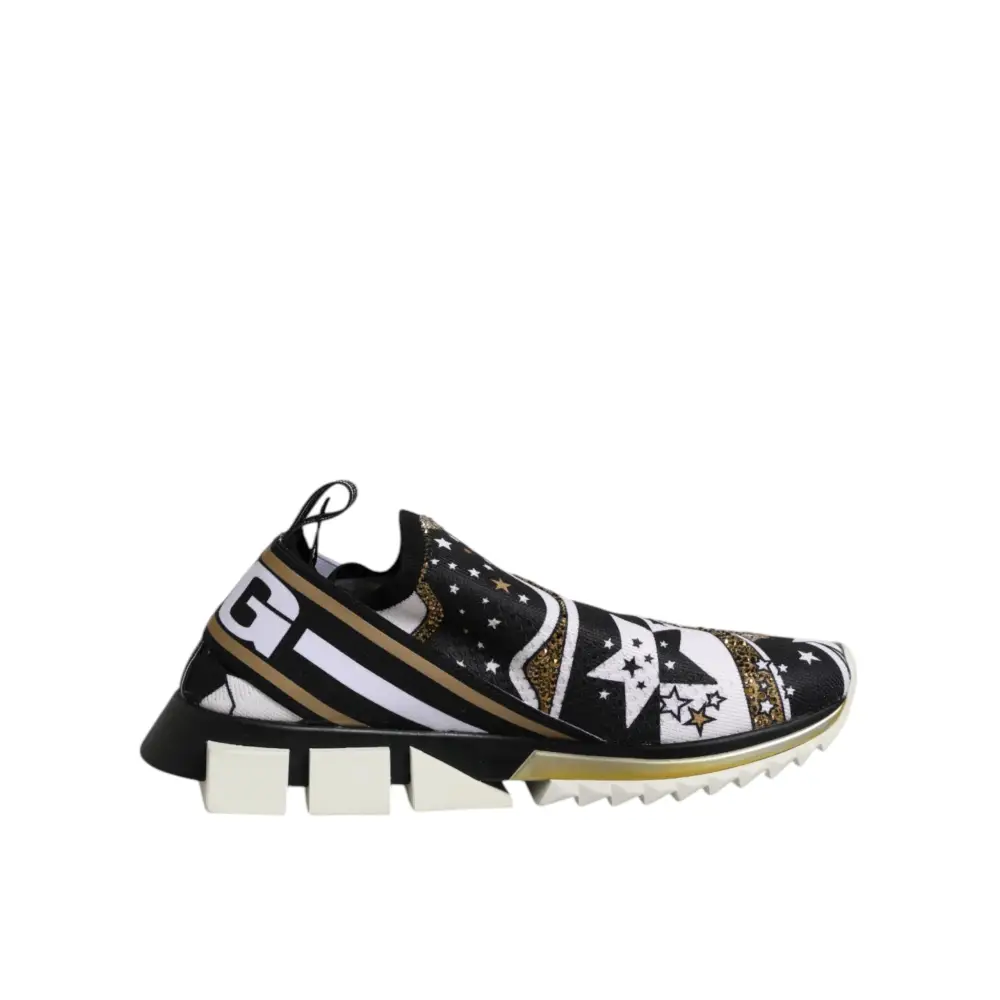 Dolce & Gabbana Multicolor Sorrento Low Top Turnschuhe Schuhe - EU41/US8