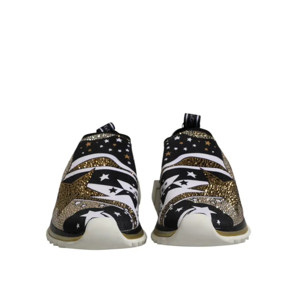 Dolce & Gabbana Multicolor Sorrento Low Top Turnschuhe Schuhe - EU41/US8