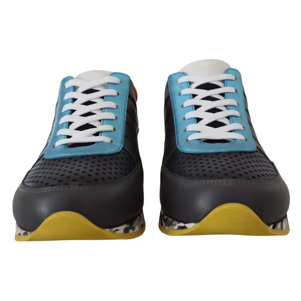 Dolce & Gabbana Multicolor Sport Low Top Schuhe Turnschuhe - EU40/US7