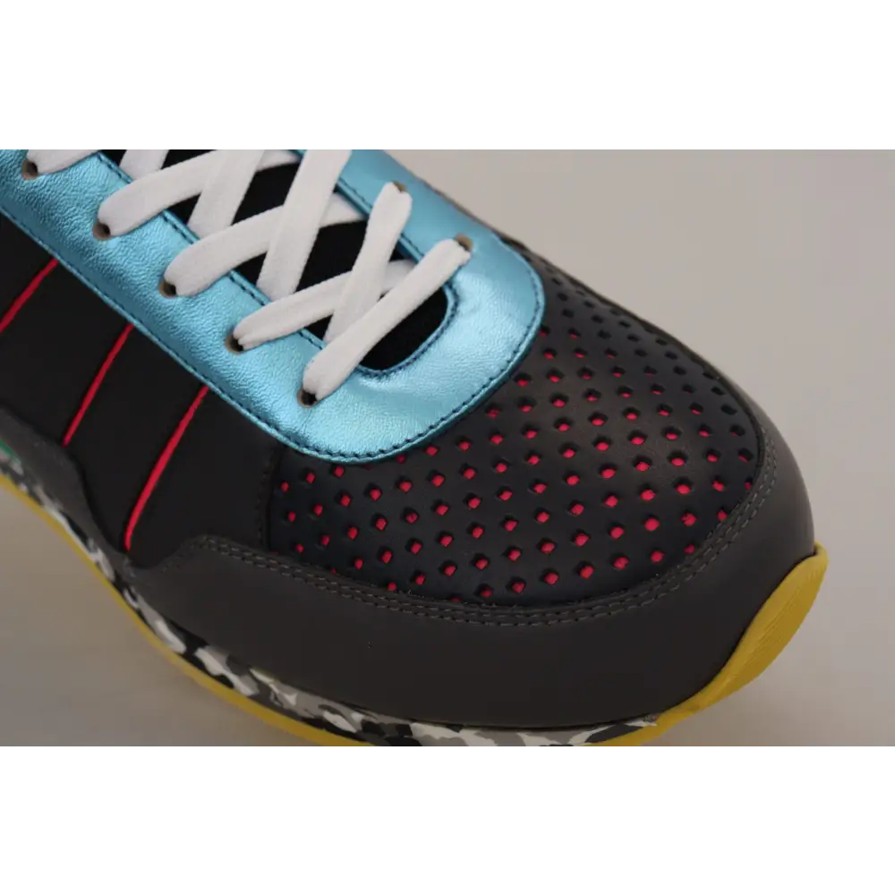 Dolce & Gabbana Multicolor Sport Low Top Schuhe Turnschuhe - EU40/US7