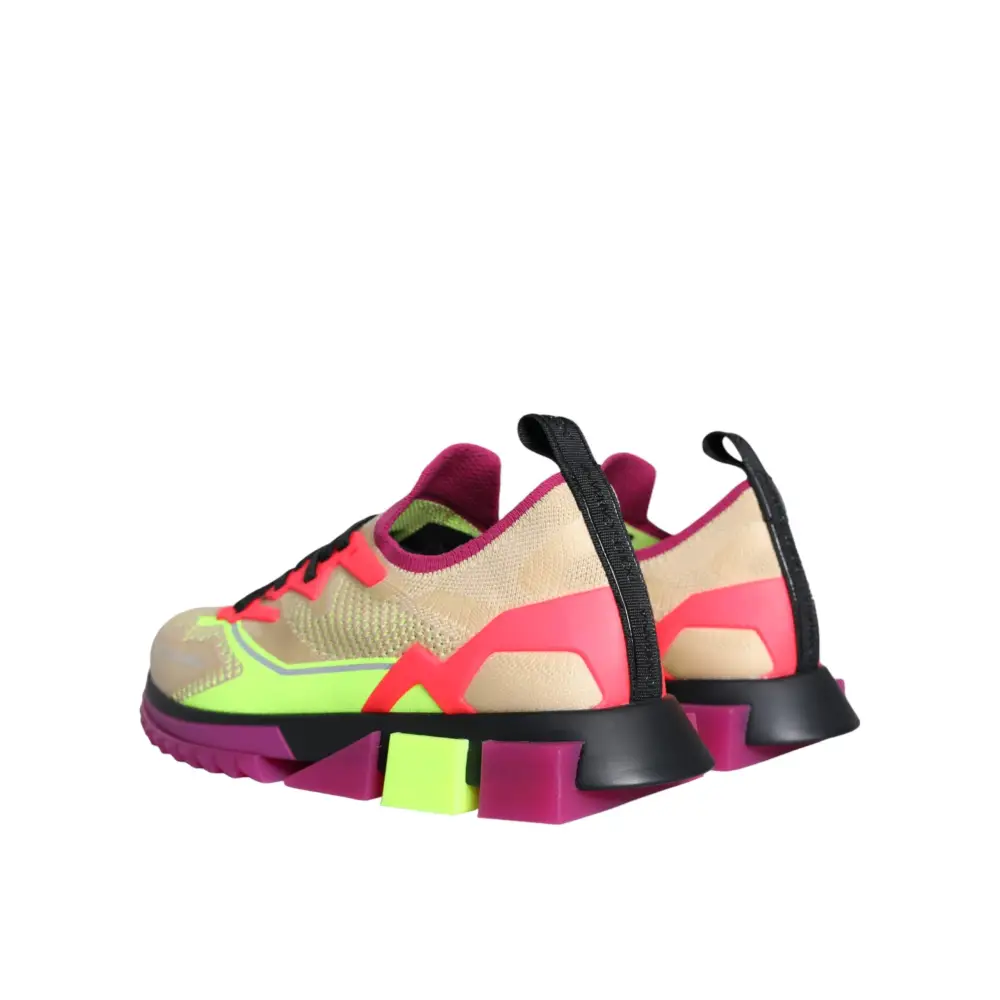 Dolce & Gabbana Multicolor Super King Low Top Turnschuhe Schuhe - EU44/US11