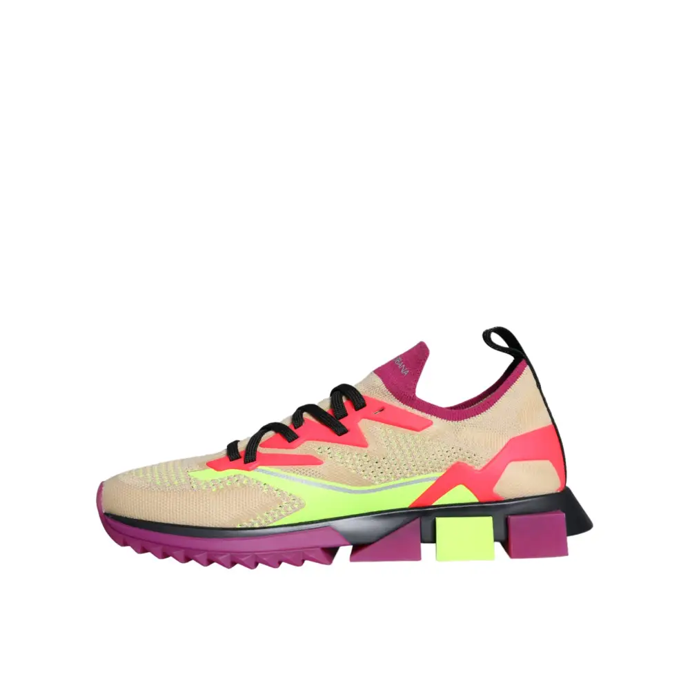 Dolce & Gabbana Multicolor Super King Low Top Turnschuhe Schuhe - EU44/US11