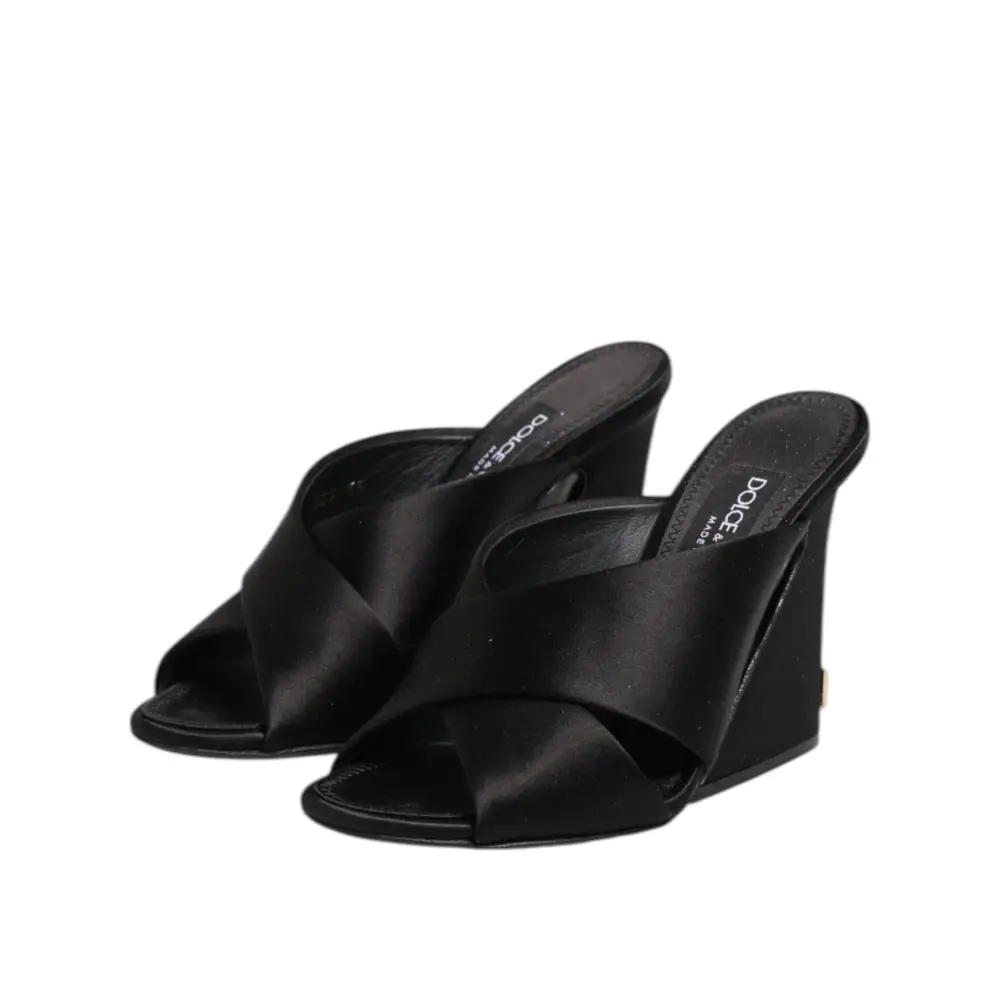 Dolce & Gabbana Schwarz Keira Barock Hochhackige Sandalen Schuhe - EU35/US4.5