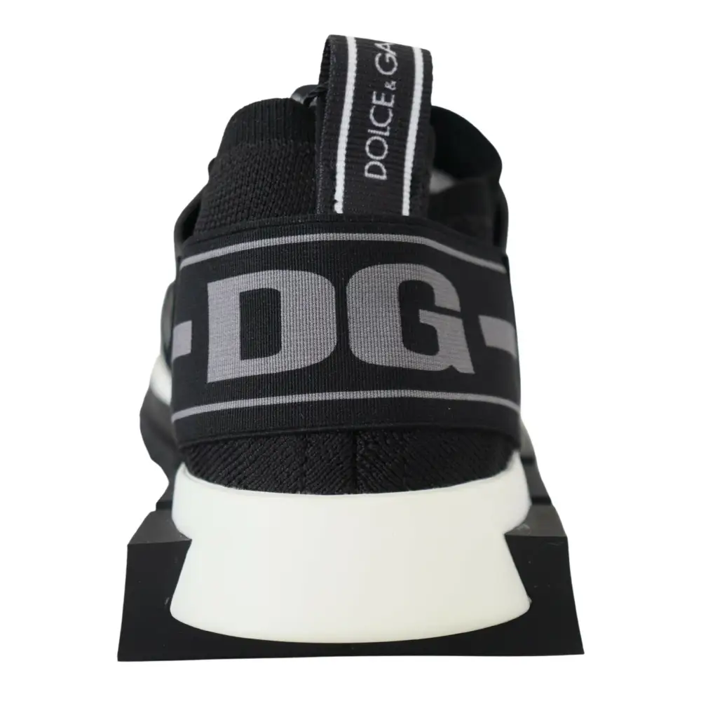 Dolce & Gabbana Schwarz Mesh Sorrento Trekking Turnschuhe Schuhe - EU35.5/US5