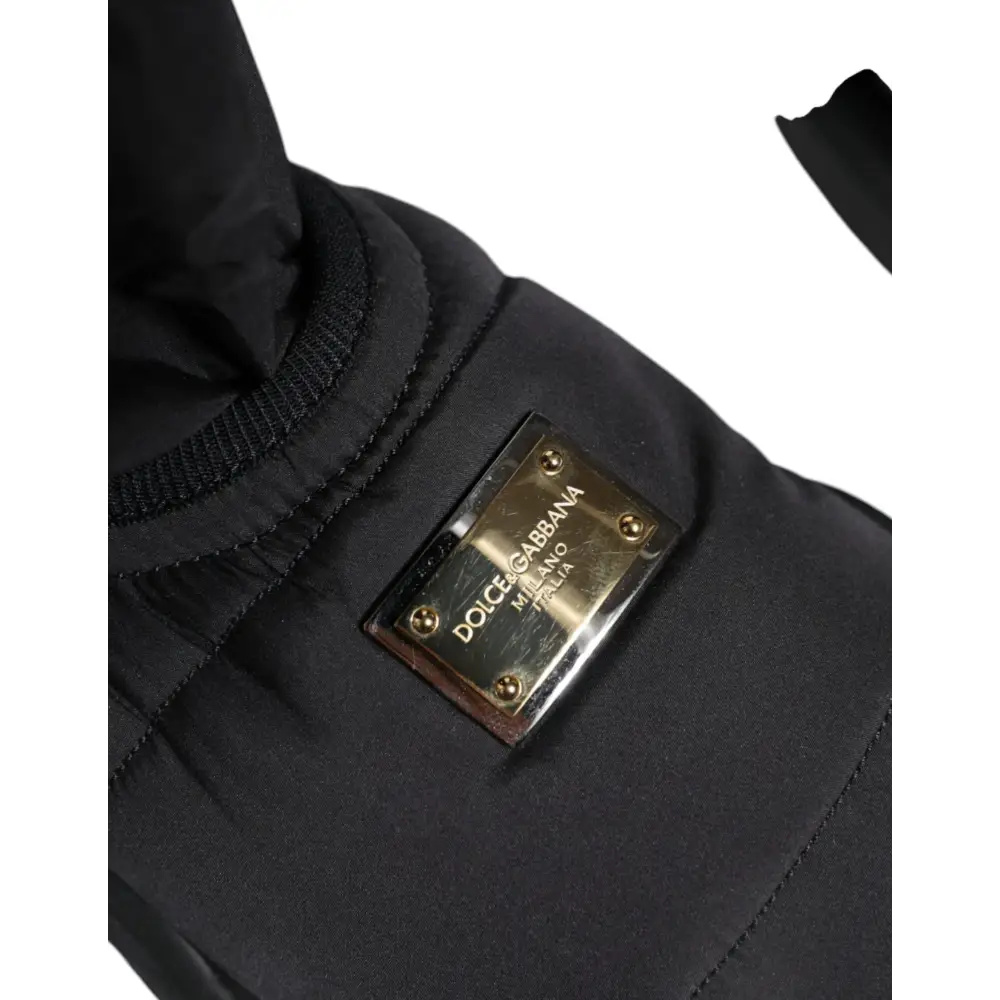 Dolce & Gabbana Schwarz Slip On Wave Socken Turnschuhe Schuhe - EU39/US8.5