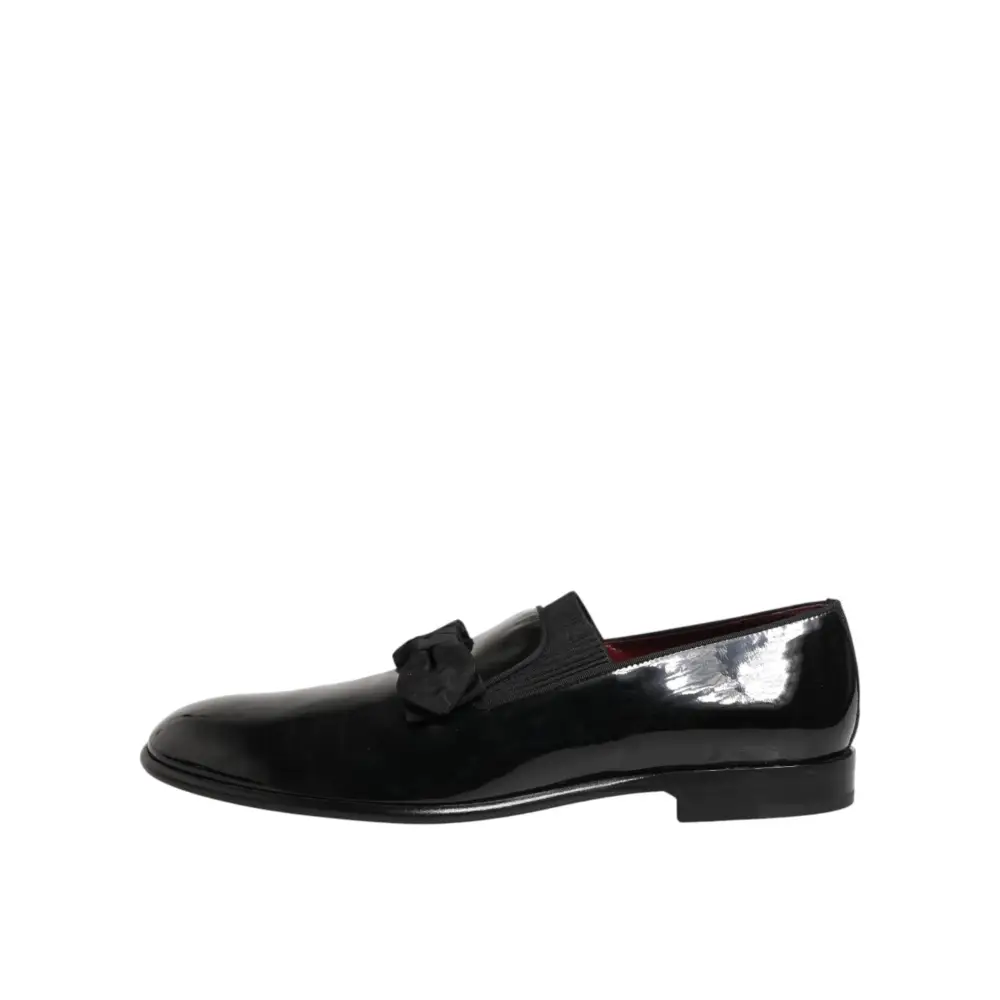 Dolce & Gabbana Schwarze Leder-Loafer für Herren