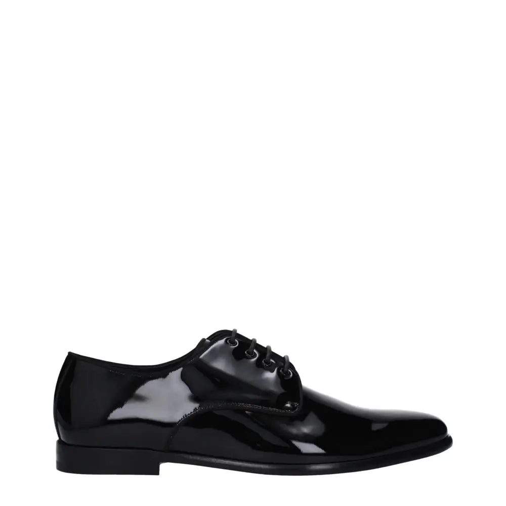 Dolce & Gabbana Schwarze Leder Oxfords und Derbies - EU41.5/US8.5