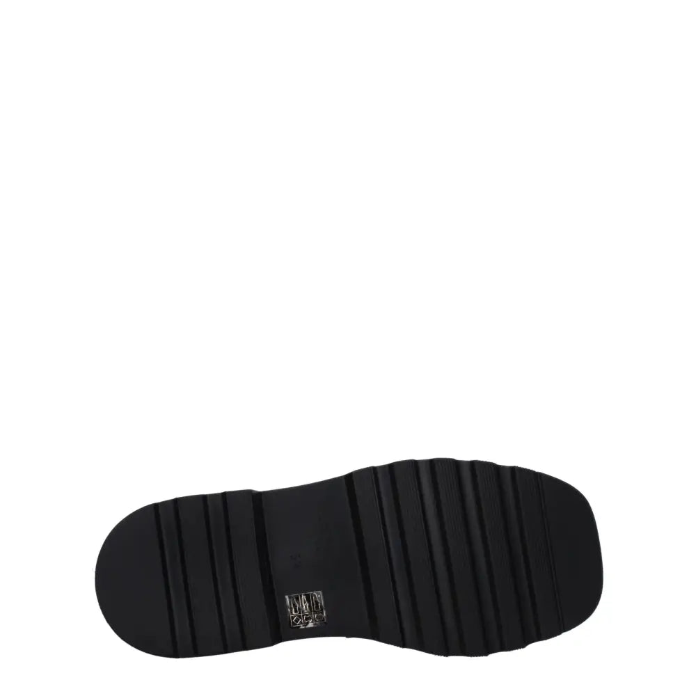 Dolce & Gabbana Schwarze Leder Slipper - EU39.5/US6.5