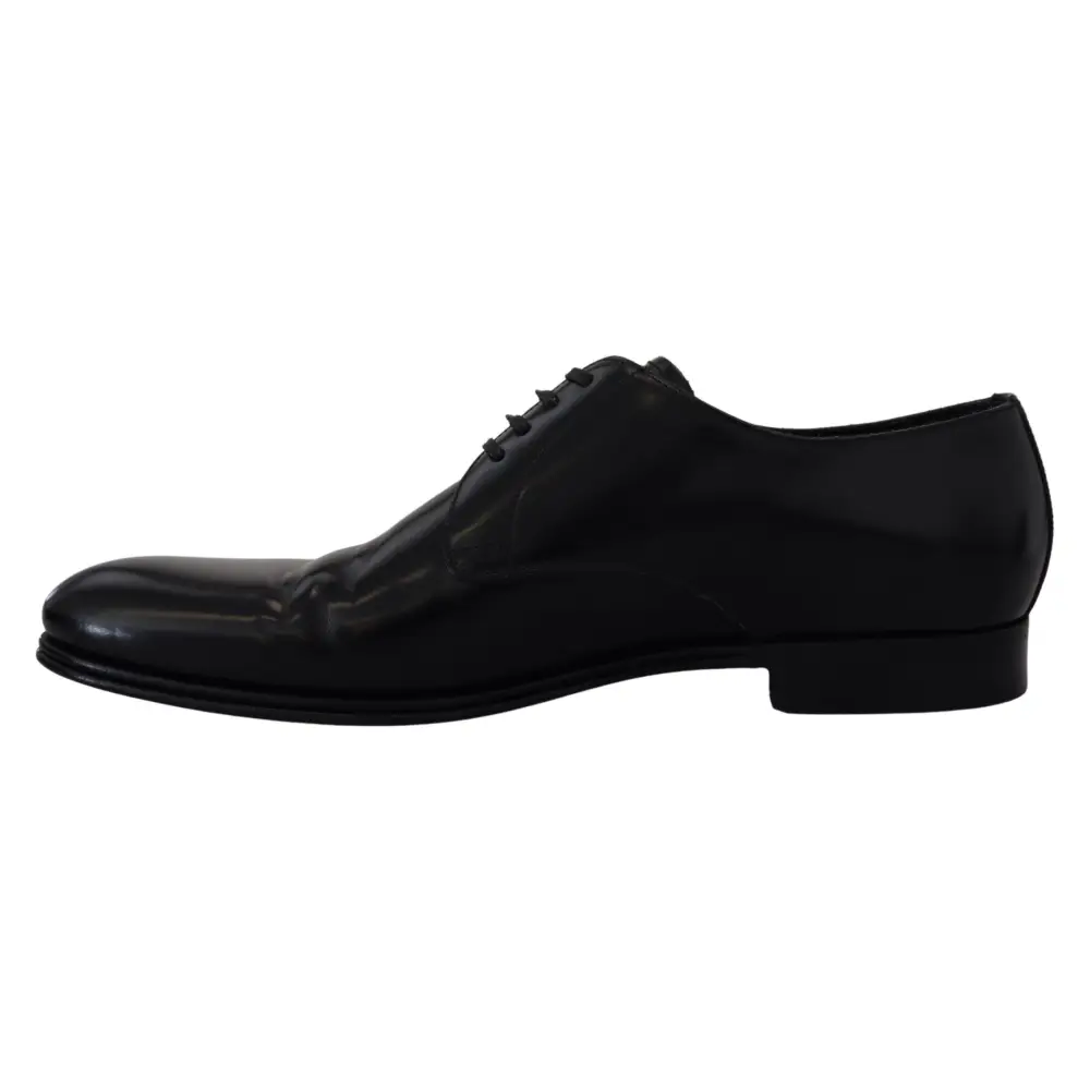 Dolce & Gabbana Schwarze Lederschuhe für formelle Anlässe