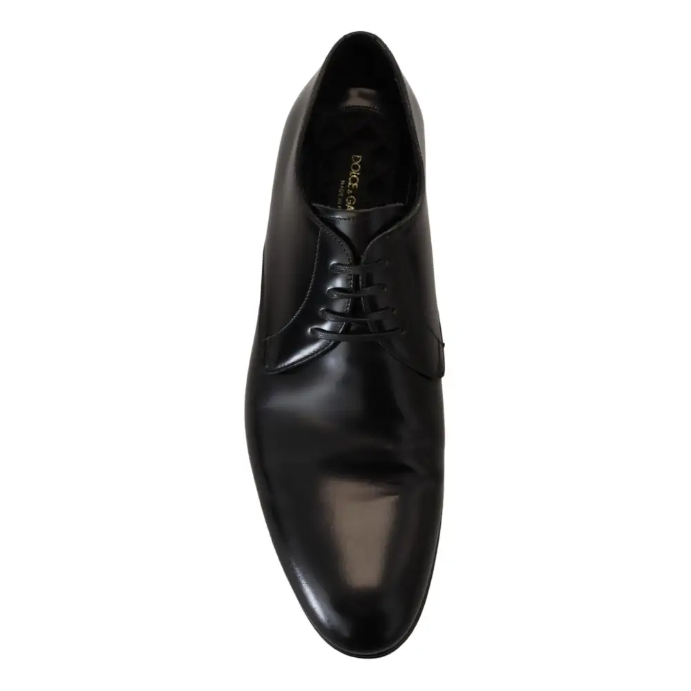 Dolce & Gabbana Schwarze Lederschuhe für formelle Anlässe