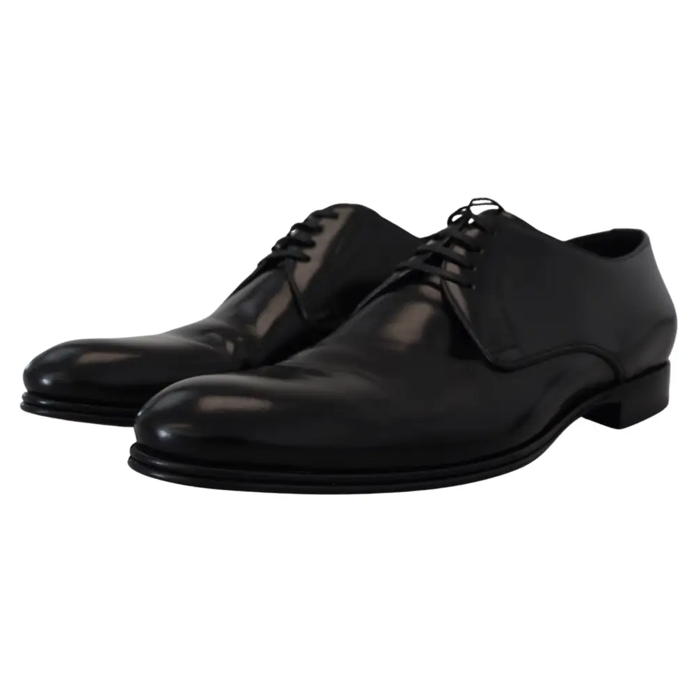 Dolce & Gabbana Schwarze Lederschuhe für formelle Anlässe