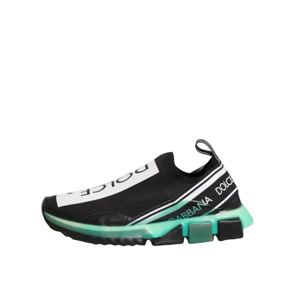 Dolce & Gabbana Schwarze Sorrento Herren-Slip-On-Sneaker - EU40.5/US7.5