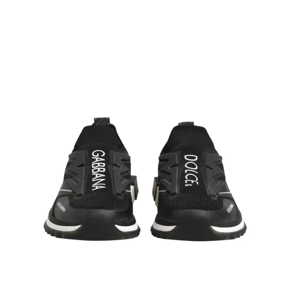 Dolce & Gabbana Schwarze SORRENTO Sport Stretch Sneakers