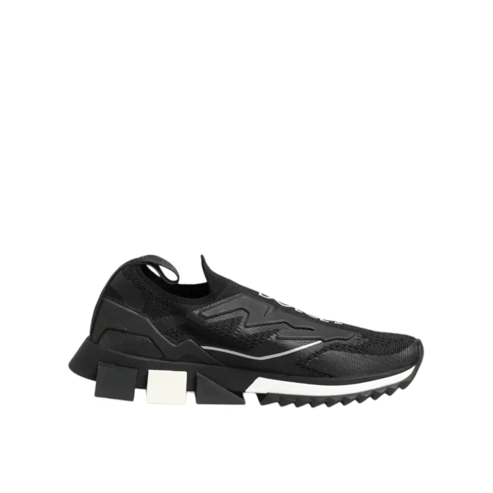 Dolce & Gabbana Schwarze SORRENTO Sport Stretch Sneakers