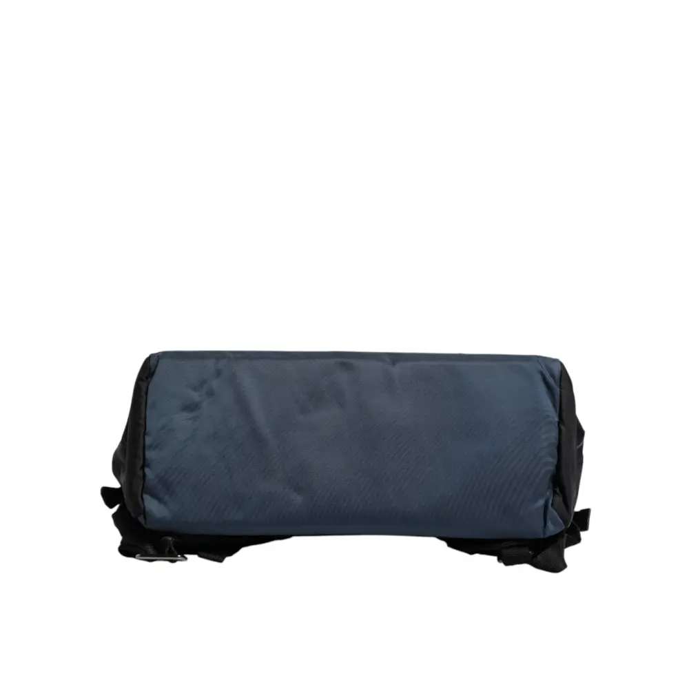 Dolce & Gabbana Schwarzer Nylon DG Logo Schulrucksack Tasche