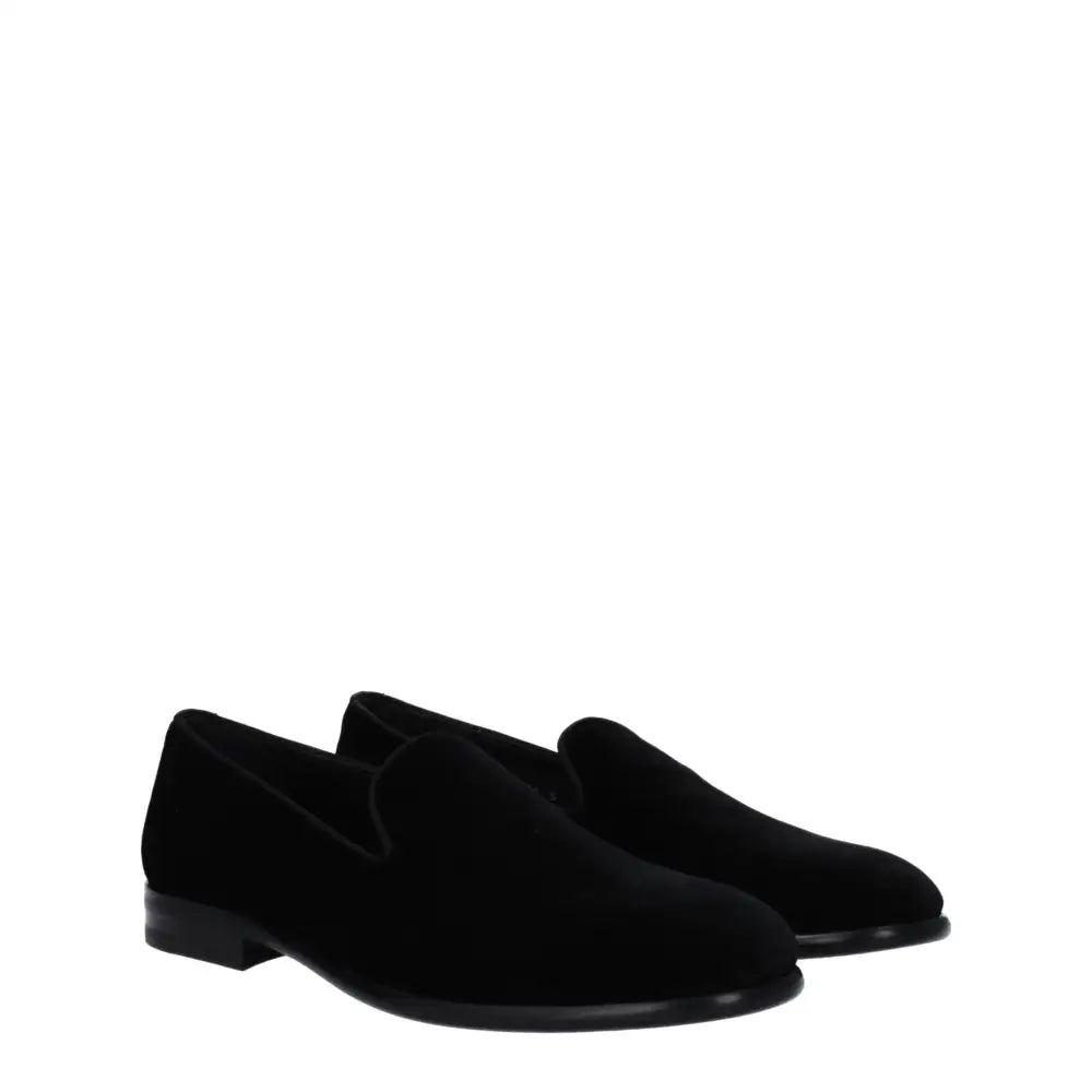 Dolce & Gabbana Slipper aus schwarzem Samt - EU39/US6