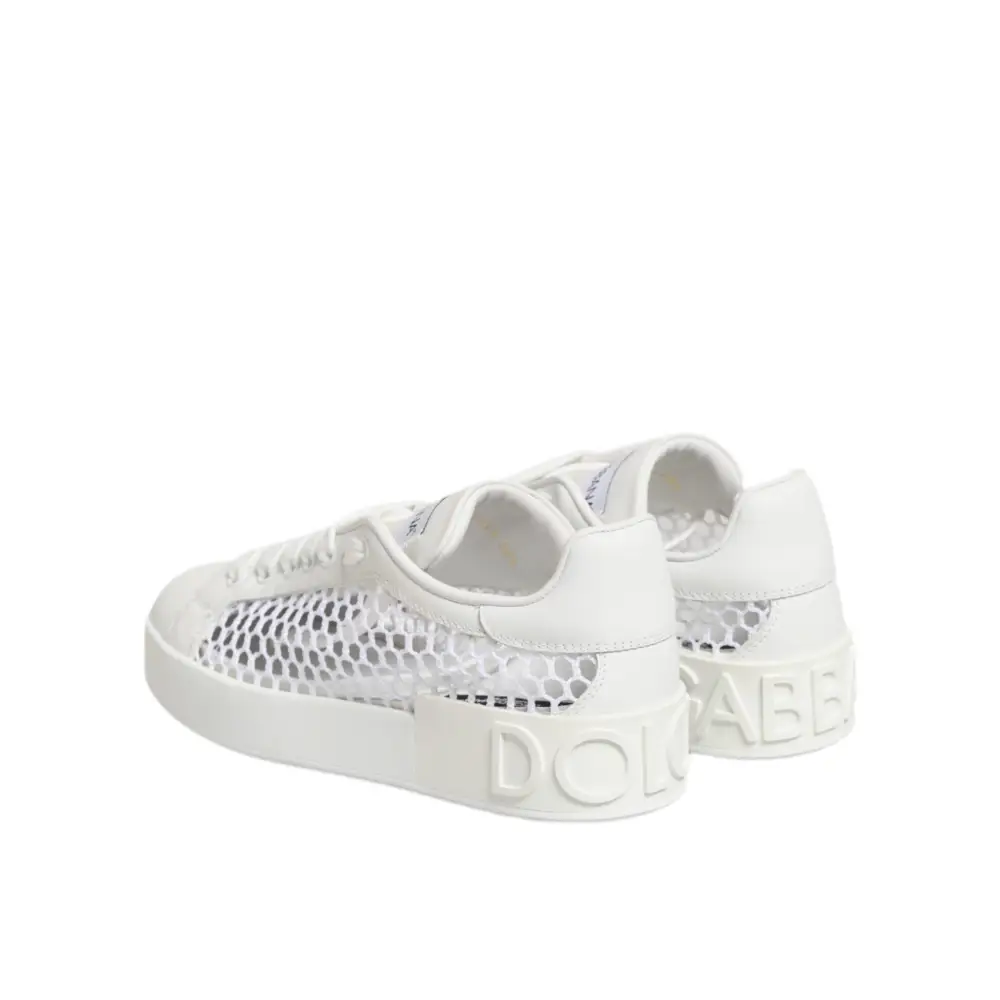 Dolce & Gabbana Sneaker mit Mesh-Einsätzen und niedrigem Schaft