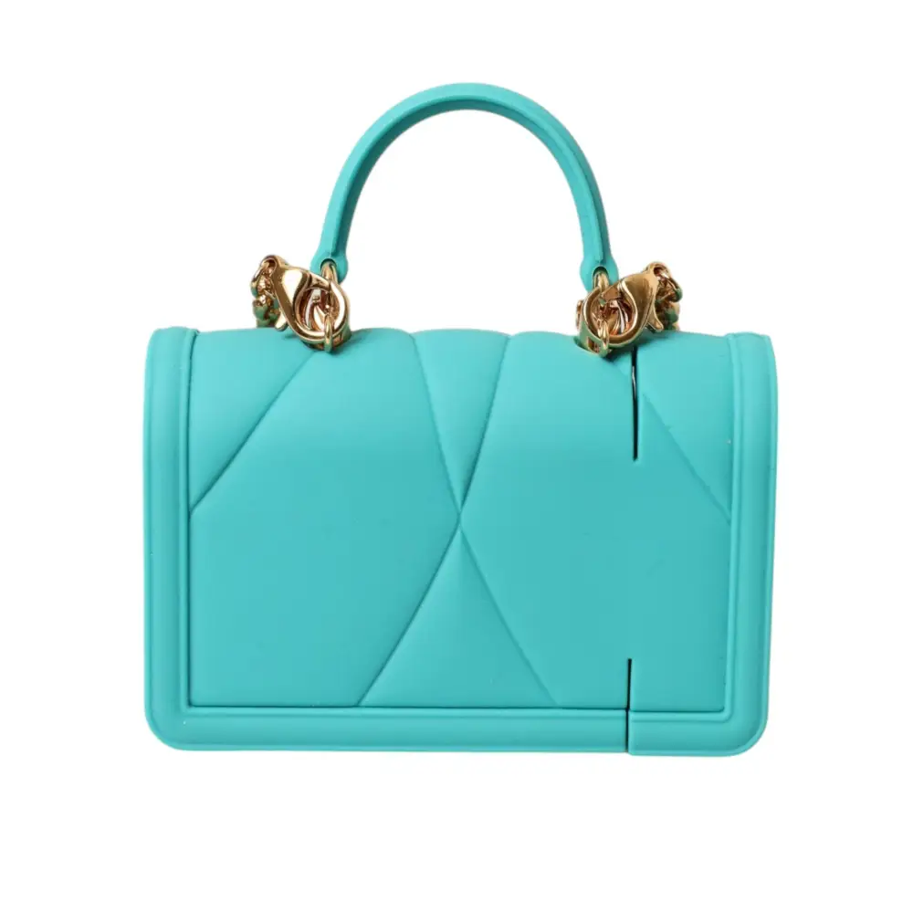 Dolce & Gabbana Türkis Silikon Hingabe Herz Abdeckung Tasche Airpods Fall