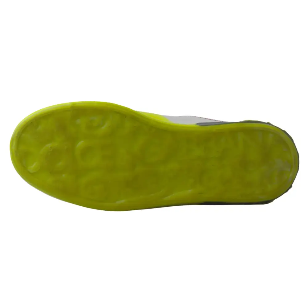 Dolce & Gabbana Weiß Gelb Portofino Leder Turnschuhe Schuhe