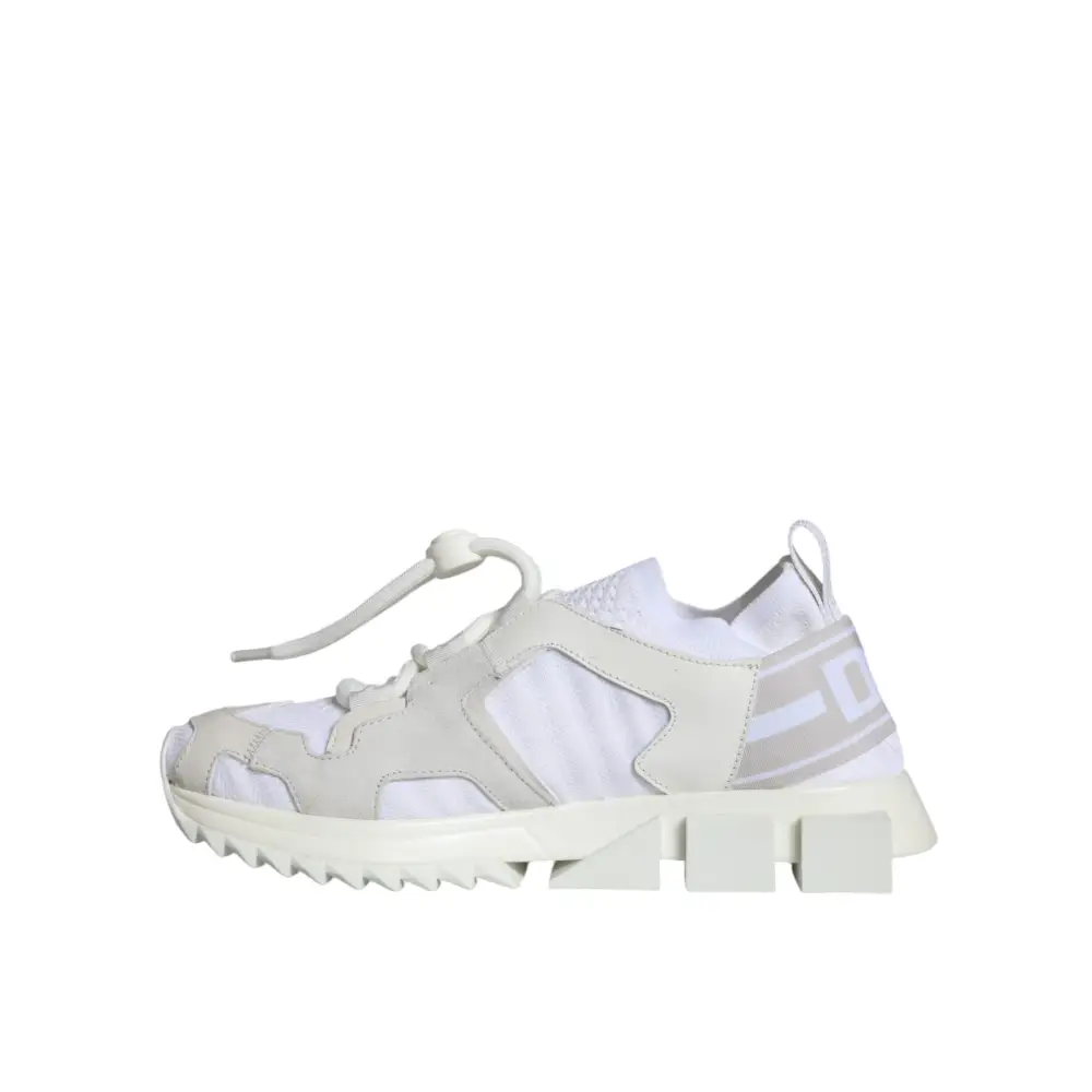 Dolce & Gabbana Weiß Mesh Sorrento Trekking Turnschuhe Schuhe - EU36.5/US6