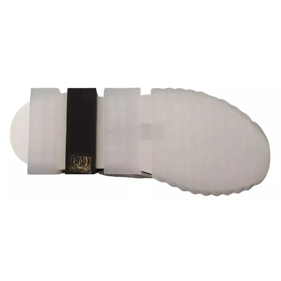 Dolce & Gabbana Weiß SORRENTO Sport Stretch Männer Schuhe Turnschuhe - EU45/US12