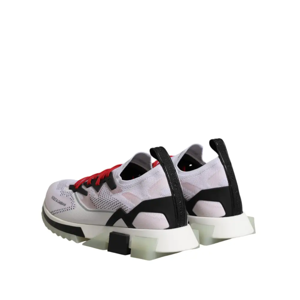 Dolce & Gabbana Weiß SORRENTO Sport Stretch Turnschuhe Schuhe - EU47/US14