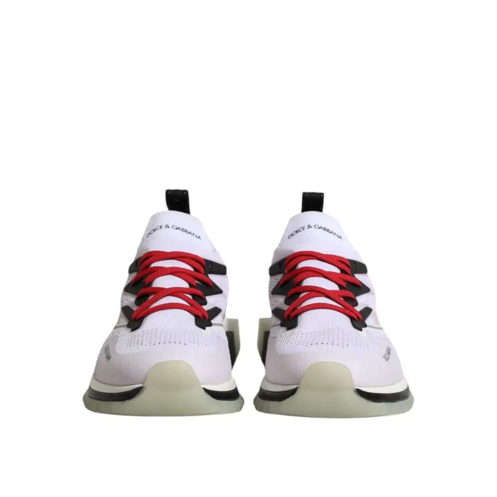 Dolce & Gabbana Weiß SORRENTO Sport Stretch Turnschuhe Schuhe - EU47/US14
