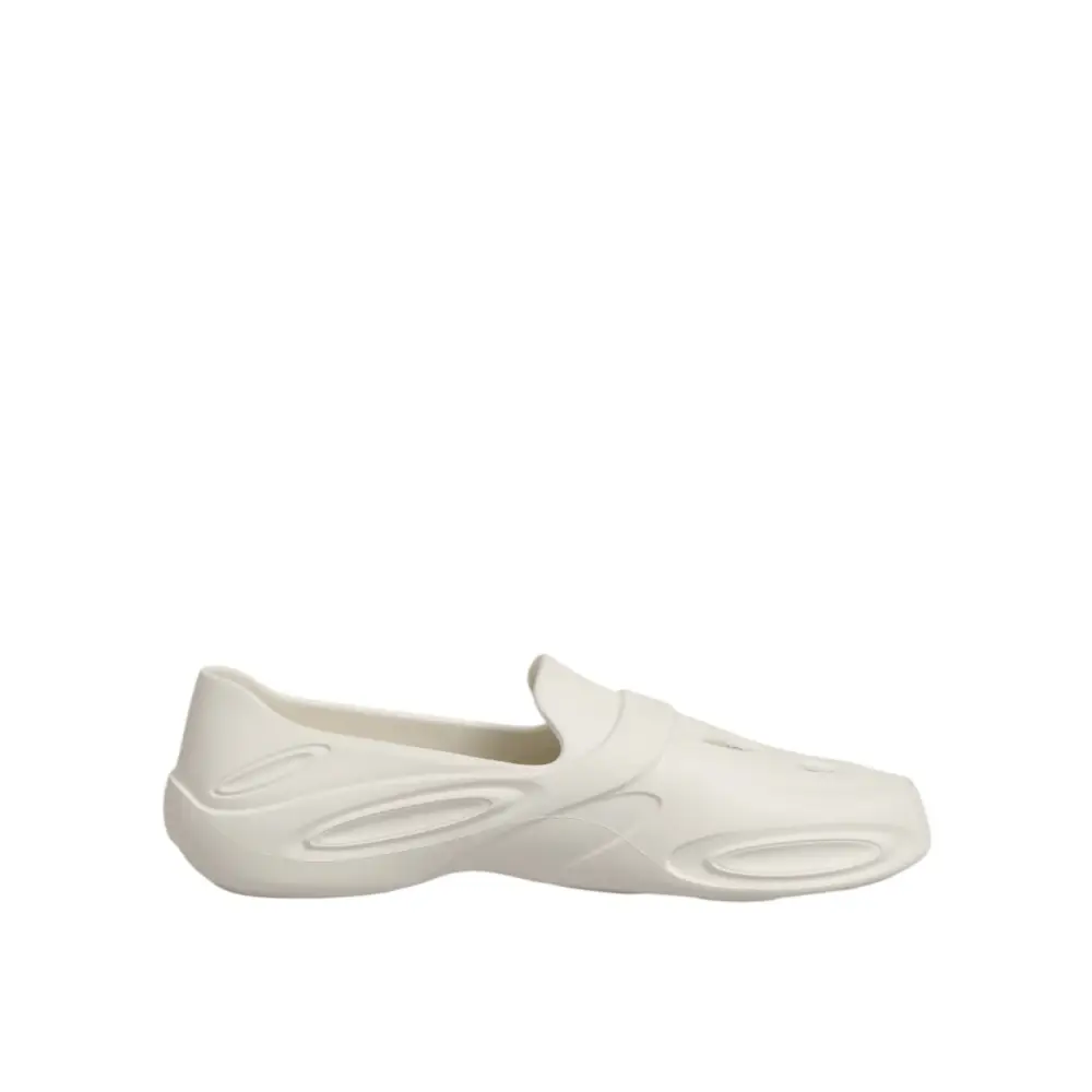 Dolce & Gabbana Weiße Gummirutschen Low Top Sneakers Schuhe - EU44/US11