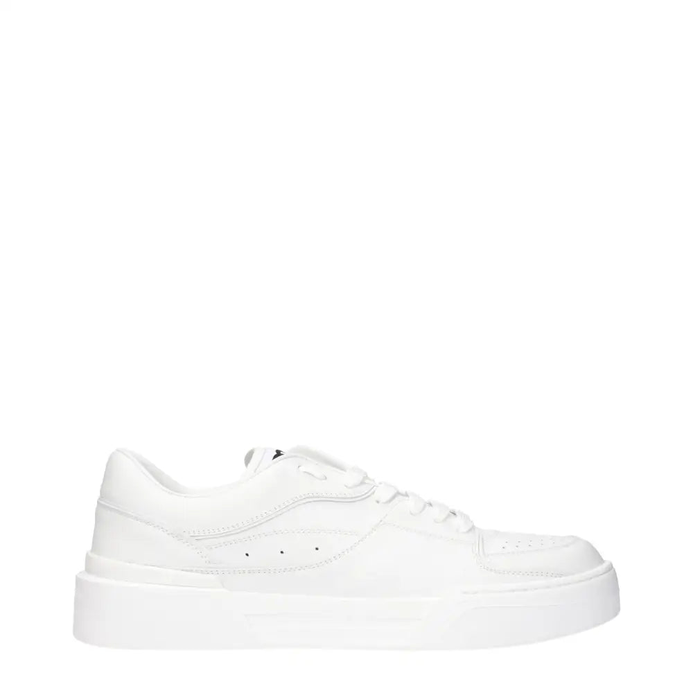 Dolce & Gabbana Weiße Sneakers aus Leder - EU45/US12
