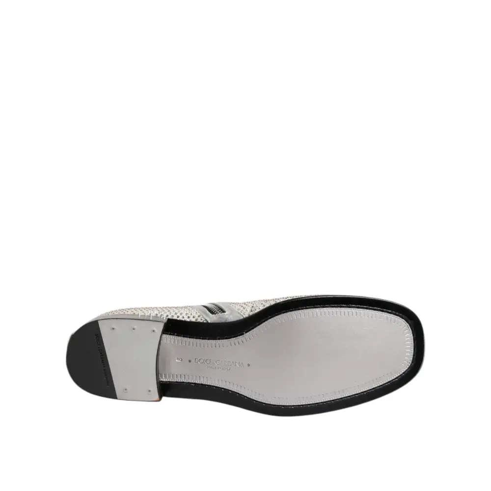 Dolce & Gabbana Weiße Strass DG Logo Heels Stiefeletten Schuhe