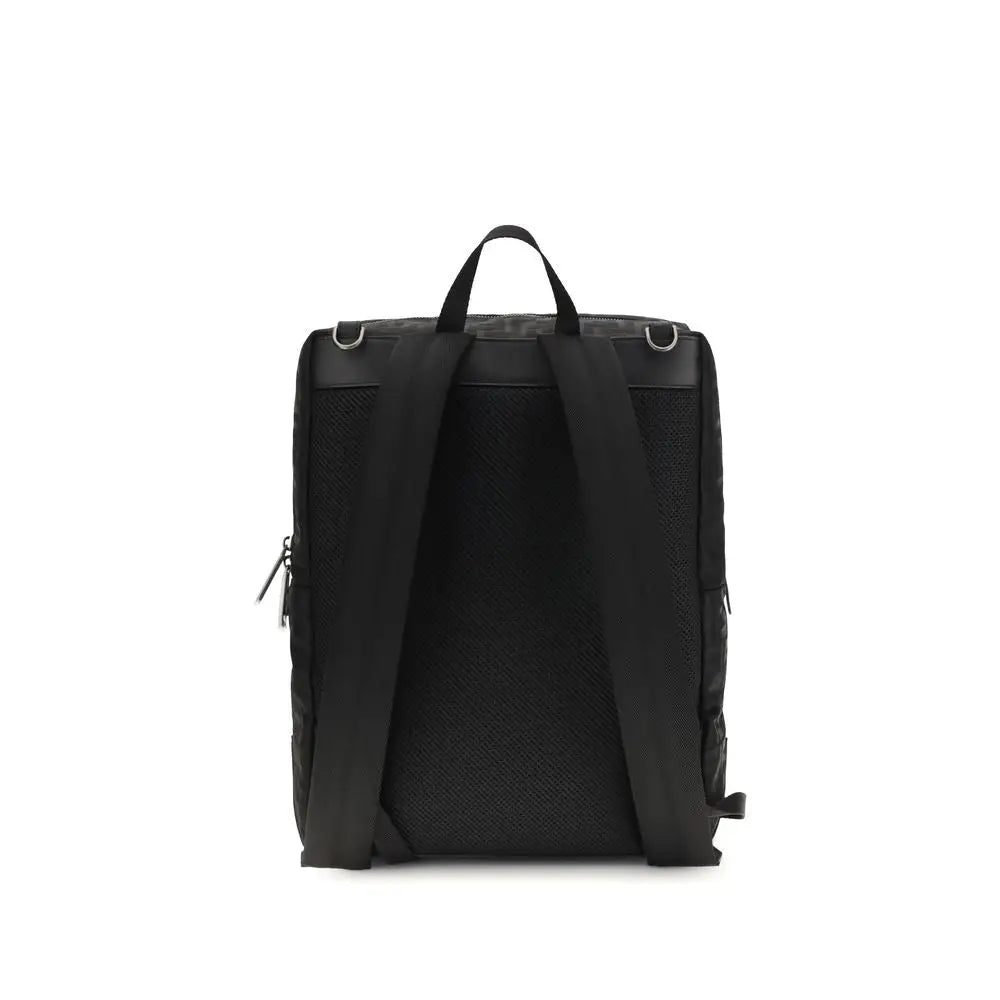 Fendi Schwarzer Nylon-Rucksack