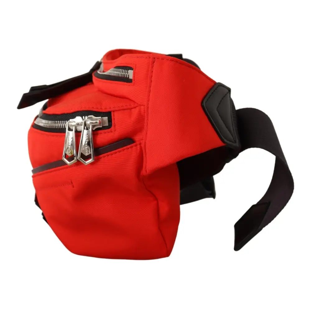 Givenchy Elegante große Gürteltasche in Rot und Schwarz