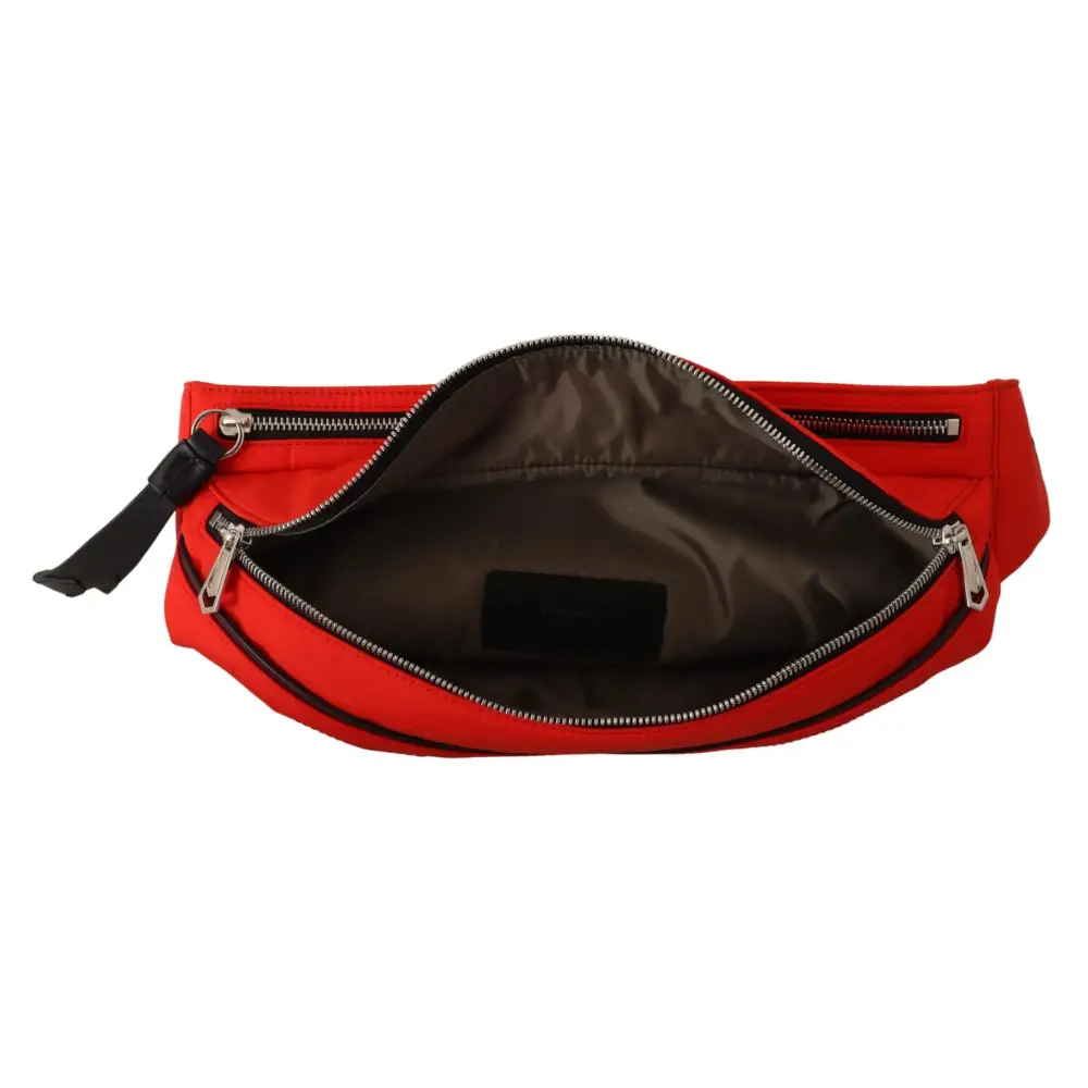 Givenchy Elegante große Gürteltasche in Rot und Schwarz