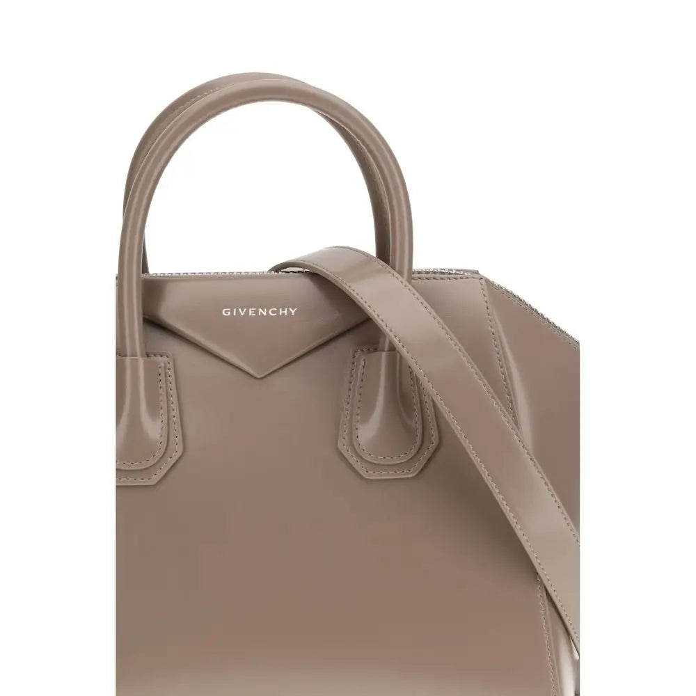 Givenchy Graue Bos Taurus Kalbsleder Schultertasche
