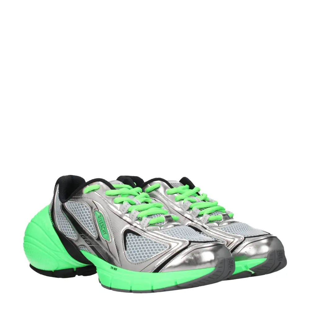 Givenchy Graue Sportliche Turnschuhe aus Stoff