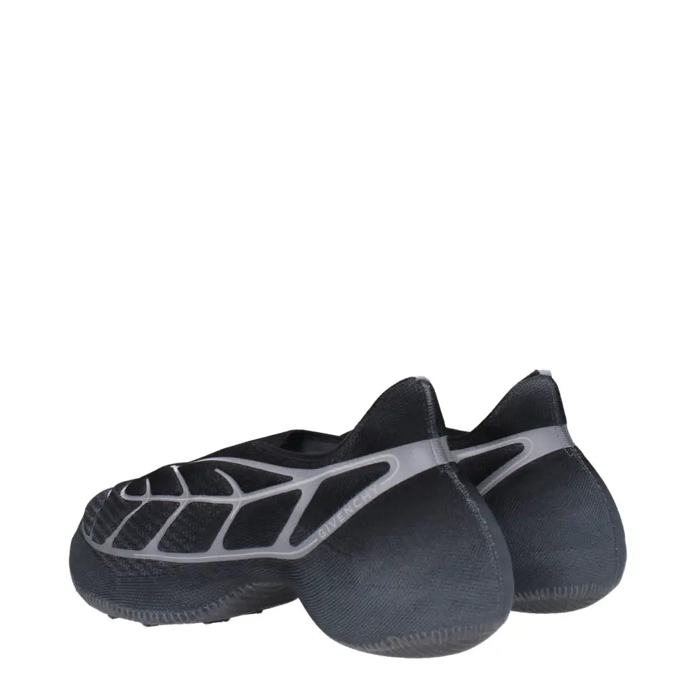 Givenchy Graue Sportliche Turnschuhe aus Stoff