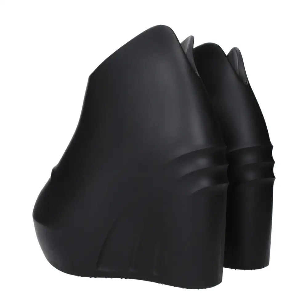 Givenchy Schwarze Baumwoll-Keilsandalen