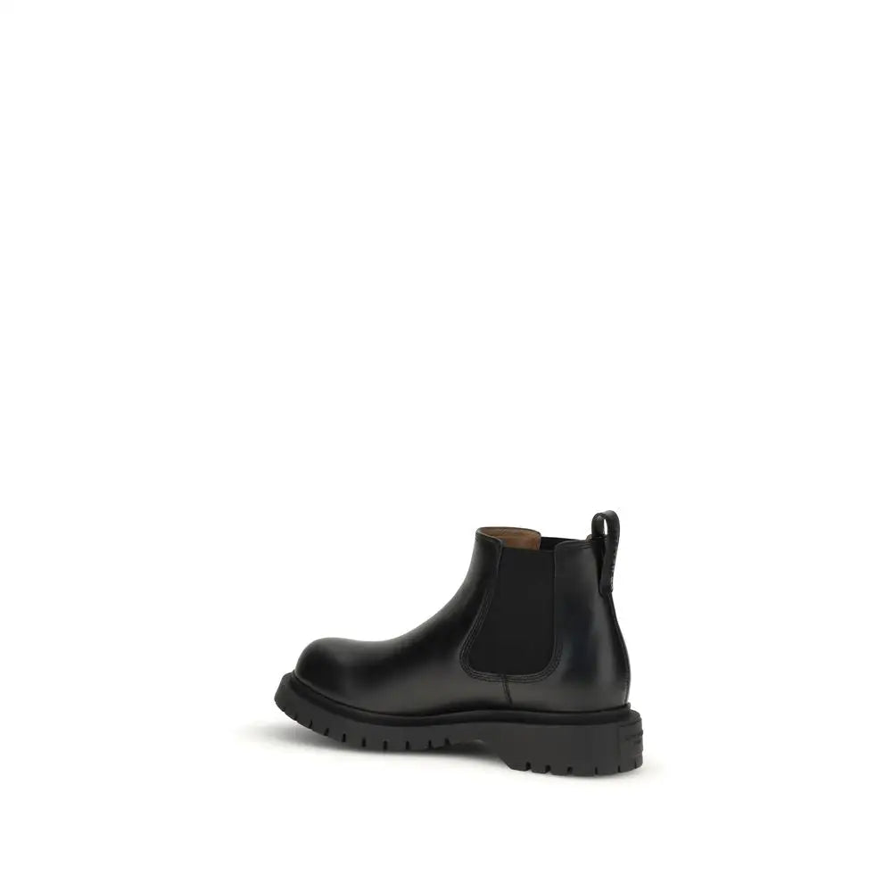 Givenchy Schwarze Chelsea-Stiefel aus Bullenleder